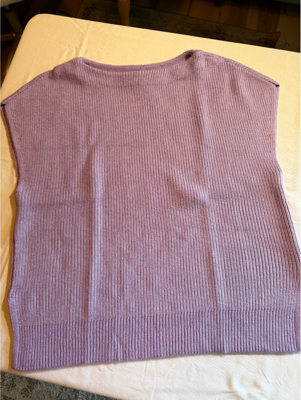 Lane Bryant Purple Ribbed Knit Sweater Vest Size 14/16